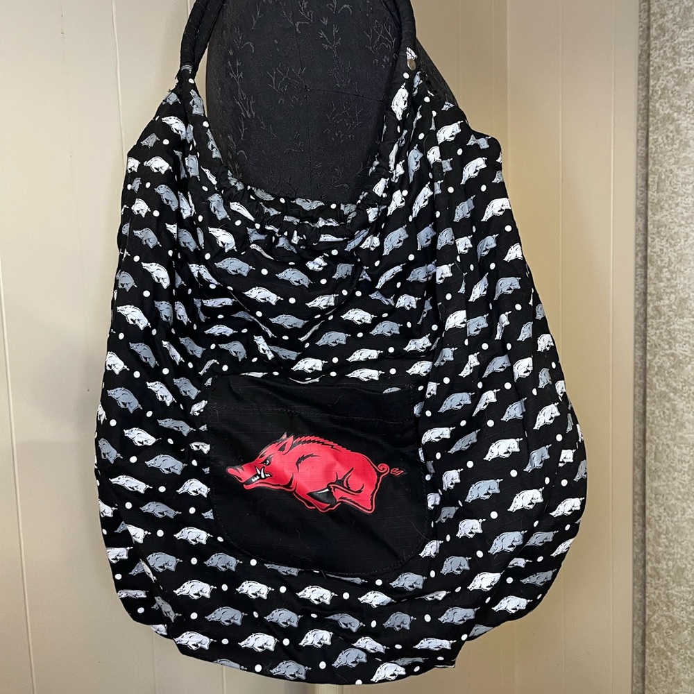 Arkansas Razorback tote bag